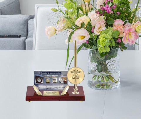 Optometrist business card pen congratulation optometry school graduate OD gift