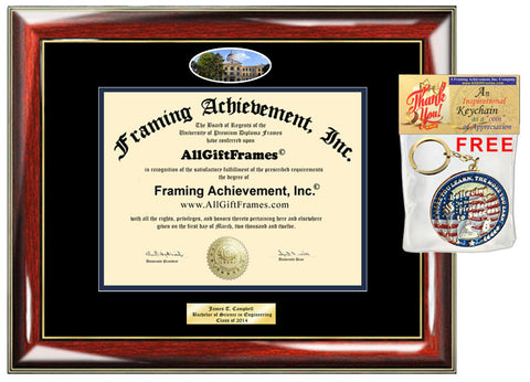 Augustana College diploma frame certificate Personalize Bachelor Master Engrave Holder Case Degree Framing Graduate Grad Gift (Copy)