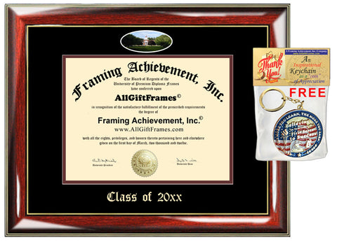 Norwich University Diploma Frame Embossed College Best Graduation Degree Frame Double Mat Campus Fisheye Graduate Gift