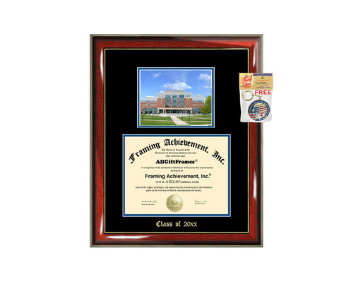 Diploma Frame Southern Connecticut State University Degree SCSU Graduation Gift Case Embossed Graduate Plaque