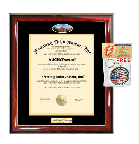 West Virginia University diploma frame picture certificate framing WVU graduation gift graduate document holder engraved