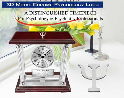 Psychology engrave clock congratulation graduation retirement award psychologist