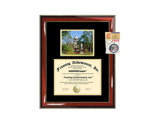 University of Notre Dame diploma frame campus degree certificate framing gift graduation frames plaque certification award document