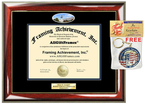 Brigham Young University diploma frame certificate BYU Personalize Bachelor Maste mba Engrave Holder School Degree Framing Graduate Gift