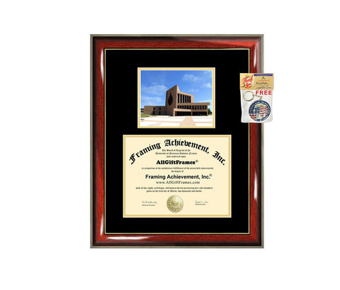 Wayland Baptist University diploma frame certificate framing graduation WBU document college degree campus photo plaque graduate