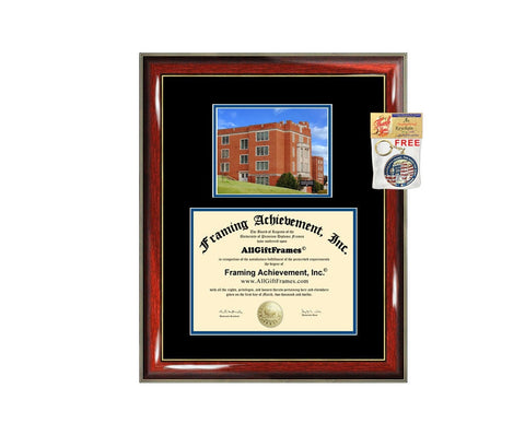 University of Tennessee Chattanooga diploma frame campus photo certificate framing graduation document plaque degree gift college