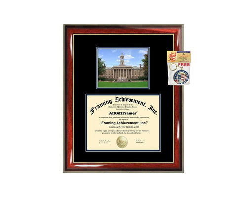 PSU diploma frame Penn State campus degree certificate framing gift graduation frames Pennsylvania State University plaque certification