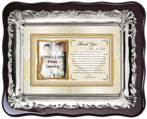parents wedding picture frame