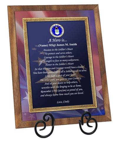 Air Force Plaque Military Poem