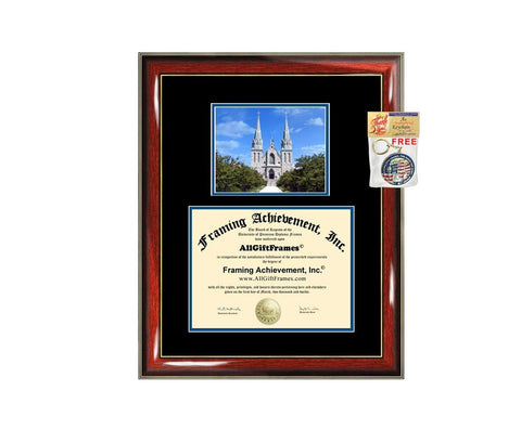 Diploma Frame Villanova University Graduation Gift Idea Engraved Picture Frames Engraving Degree Cheap Graduate Bachelor Masters MBA PHD Doctorate School