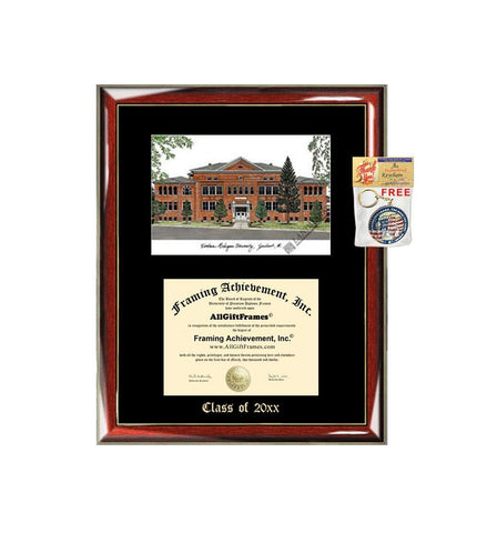 Eastern Michigan University EMU Graduation Custom Frame Emboss Lithograph Diploma Degree Framing Embossed Bachelor MBA Master PHD Certificate Framing