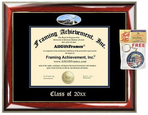 Graduation Diploma Frame Embossed University of North Florida College Best Graduation UNF Degree Frame Double Mat Campus Fisheye Picture Frame Gift