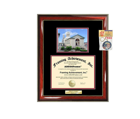 Diploma Frame Carnegie Mellon University School Campus Photo Graduation CMU Graduation Gift Idea Engraved Picture Frames Engraving Large Personalized Cheap Graduate Graduate Degree