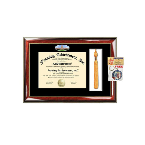 University of Denver Diploma Frame Tassel Holder Box School Campus Photo Double Plaque Framing Degree Graduation Gift Bachelor Master MBA Doctorate PHD Certificate Holder Case
