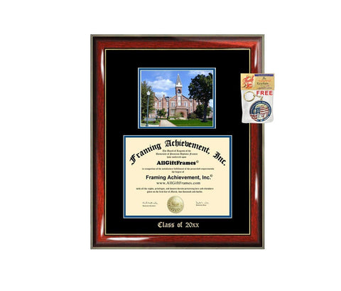 Diploma Frame Big Drake University Graduation Gift Case Embossed Picture Frames Engraving Certificate Personalized Degree Nursing Business Engineer Education