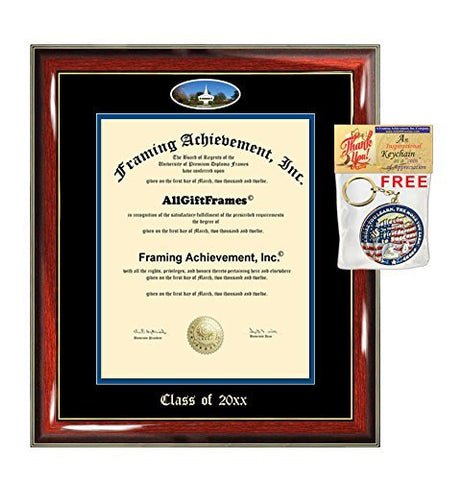 AllGiftFrames Diploma Frame Liberty University Campus Double Matted Framing Certificate Liberty Campus Fisheye Picture Frame Cheap Graduate Gift