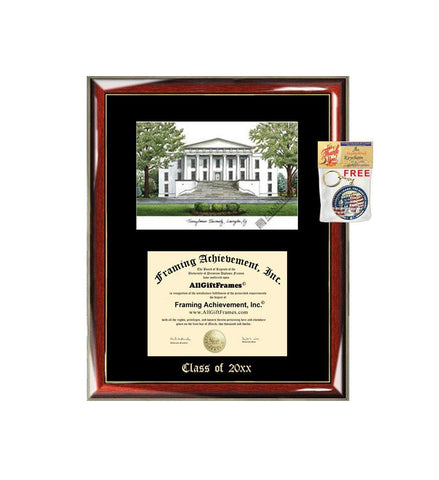 Transylvania University Diploma Frame Emboss Lithograph College Degree Graduation Frames College Certificate Framing Black Matted University Diploma Frames