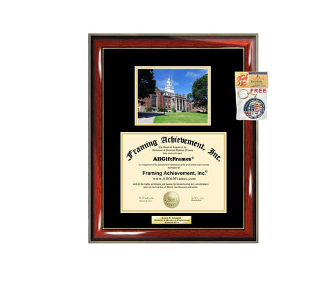 Diploma Frame UConn University of Connecticut Graduation Gift Idea Engraved Picture Frames Engraving Degree Cheap Graduate Bachelor Masters MBA PHD Doctorate School