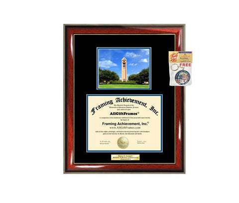 Diploma Frame LeTourneau University Graduation Gift Idea Engraved Picture Frames Engraving Degree Large Graduate Bachelor Master MBA PHD Doctorate School