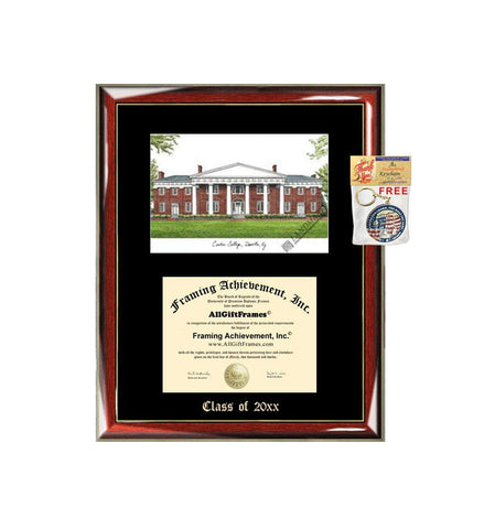 Centre College Graduation Custom Frame Emboss Lithograph Diploma Degree Framing Embossed Bachelor MBA Master PHD Certificate Framing