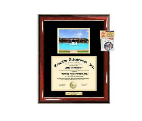 Diploma Frame UCF University of Central Florida Graduation Gift Idea Engraved Picture Frames Engraving Degree Cheap Graduate Bachelor Masters MBA PHD Doctorate School