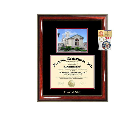 Diploma Frame Big Carnegie Mellon University School Campus Photo Graduation CMU Graduation Gift Case Embossed Picture Frames Engraving Bachelor Master MBA PHD Degree