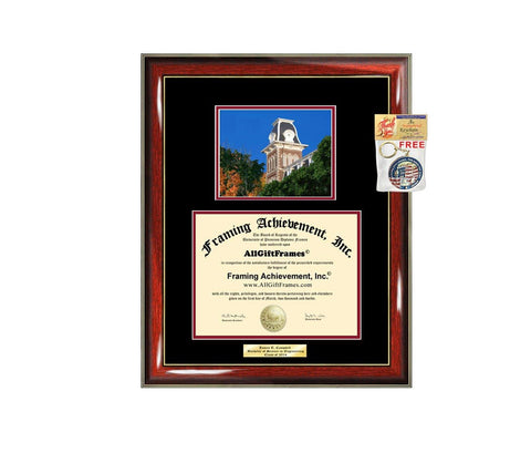 Diploma Frame University of Arkansas Fayetteville UAF Graduation Gift Idea Engraved Picture Frames Engraving Degree Cheap Graduate Bachelor Masters MBA PHD Doctorate School