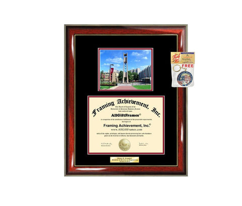 Diploma Frame Temple University Graduation Gift Idea Engraved Picture Frames Engraving Degree Cheap Graduate Bachelor Masters MBA PHD Doctorate School