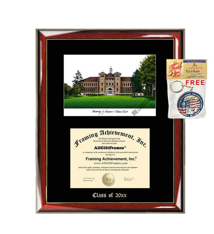 University of Wisconsin Stevens Point Diploma Frame UWSP Emboss Lithograph Graduation Gift Graduate Certificate Holder Case Diploma Frames