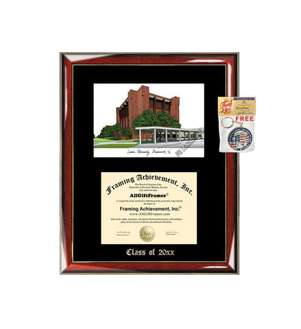 Lamar University Graduation Custom Frame Emboss Lithograph Diploma Degree Framing Embossed Bachelor MBA Master PHD Certificate Framing