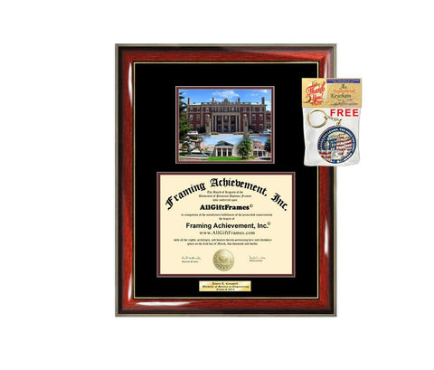 Diploma Frame FDU Fairleigh Dickinson University Florham Madison Graduation Gift Idea Engraved Picture Frames Engraving Degree Large Gift School Degree
