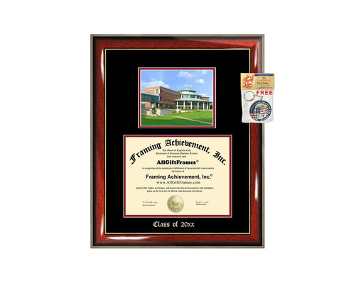 Diploma Frame Big University of Missouri St. Louis UMSL Graduation Gift Case Embossed Picture Frames Engraving Degree Graduate Bachelor Masters MBA PHD Doctorate School