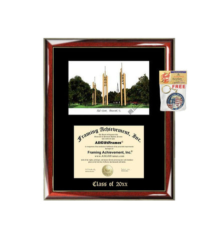 Howard Payne University HPU Graduation Custom Frame Emboss Lithograph Diploma Degree Framing Embossed Bachelor MBA Master PHD Certificate Framing