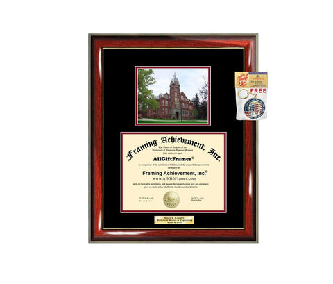 Diploma Frame Central Washington University CWU Campus Photo Graduation Graduation Gift Idea Engraved Picture Frames Engraving Large Personalized Document Cheap Graduate Graduate Degree