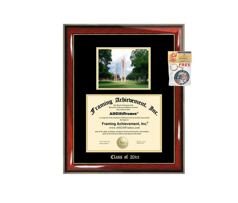 Diploma Frame Big Howard Payne University School HPU Campus Photo Graduation Degree Framing Document Graduation Gift Bachelor Master MBA Doctorate PHD Cheap Best