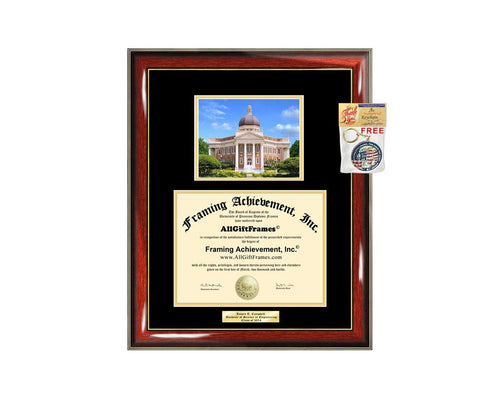 Diploma Frame University of Southern Mississippi USM Graduation Gift Idea Engraved Picture Frames Engraving Degree Cheap Graduate Bachelor Masters MBA PHD Doctorate School