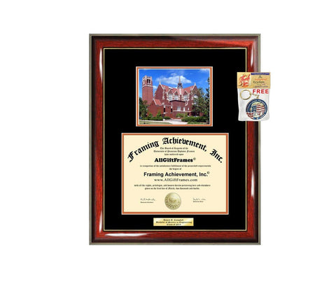 Diploma Frame University of Florida UF Graduation Gift Idea Engraved Picture Frames Engraving Degree Cheap Graduate Bachelor Masters MBA PHD Doctorate School