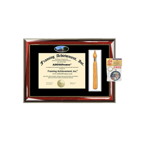 University of North Georgia Tassel Diploma Frame Graduation Tassel Box UNG School Campus Photo Custom Degree Framing Tassel Box Gift Bachelor Master MBA PHD Certificate Holder