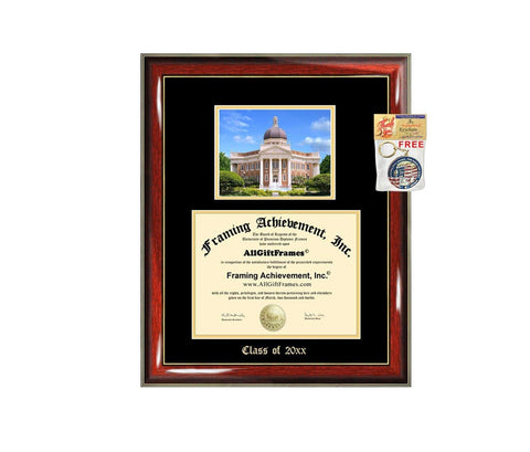 Diploma Frame Big University of Southern Mississippi USM Graduation Gift Case Embossed Picture Frames Engraving Degree Graduate Bachelor Masters MBA PHD Doctorate School