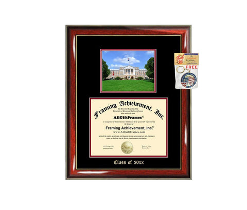 Diploma Frame Big University of Wisconsin Madison UW Graduation Gift Case Embossed Picture Frames Engraving Degree Graduate Bachelor Masters MBA PHD Doctorate School