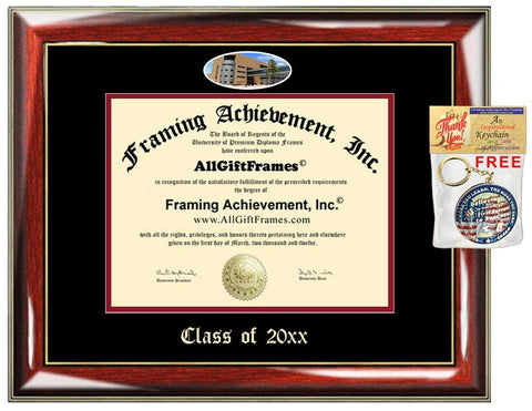 AllGiftFrames Custom Diploma Frame Embossed NJIT College Best Graduation New Jersey Institute of Technology Degree Frame Double Mat Campus Fisheye Picture Frame Cheap Degree Gift
