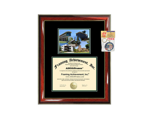 Cal Poly San Luis Obispo diploma frame campus photo California Polytechnic State University San Luis Obispo certificate framing graduation