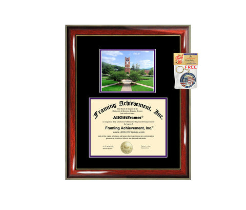 WCU diploma frame Western Carolina University framing graduation WCU campus photo certificate document college degree plaque graduate