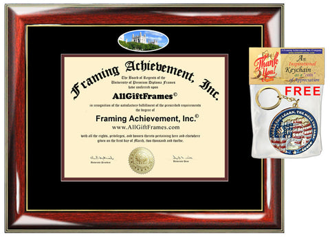 University of Chicago diploma frame campus photo certificate graduation gift custom framing school document bachelor masters mba phd case
