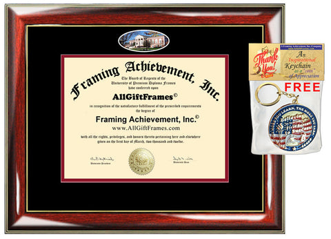 Radford University diploma frame school campus photo certificate framing graduation document college degree frames plaque graduate document