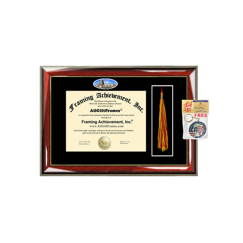 Bellarmine College diploma frames Bellarmine frame certificate framing campus picture Tassel Holder degree gift college graduate case