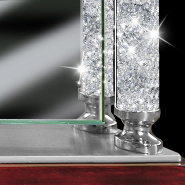 Pharmacist gift pharmacy personalize engraved clock crystal pillars birthday