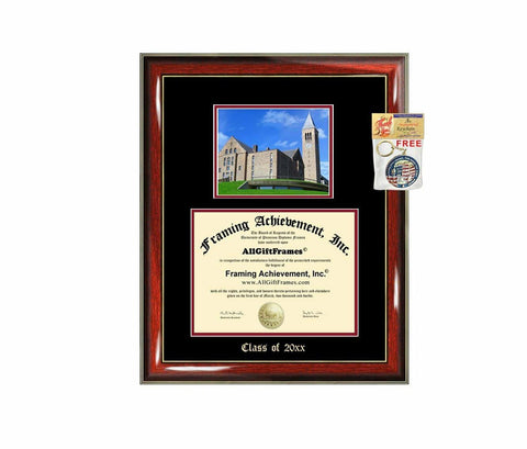 Diploma Frame Cornell University Degree Graduation Gift Case Embossed Graduate Plaque