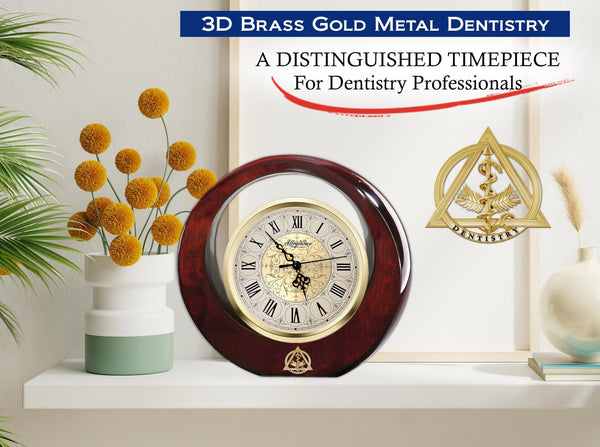 Dental office gift dentist award desk clock student dental school graduation