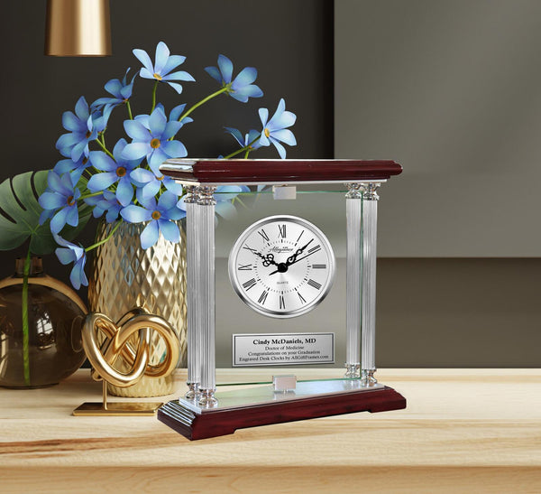 Congratulation Service Retirement Engraved Clock Doctor Physician Nurse RN MD